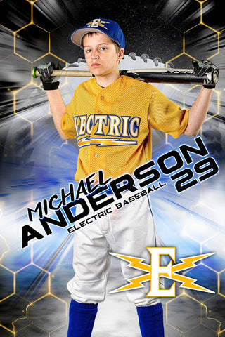 Our House - Baseball - Cinema Series "Game Time Edition" - Poster/Banner Template-Photoshop Template - PSMGraphix