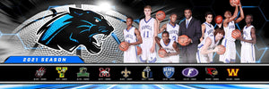 Our House - Basketball - Cinema Series "Game Time Edition" - Team Panoramic-Photoshop Template - PSMGraphix