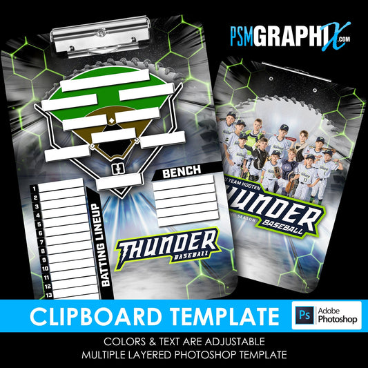 Cinema Series - Game Time Clipboard - Photoshop Template-Photoshop Template - PSMGraphix