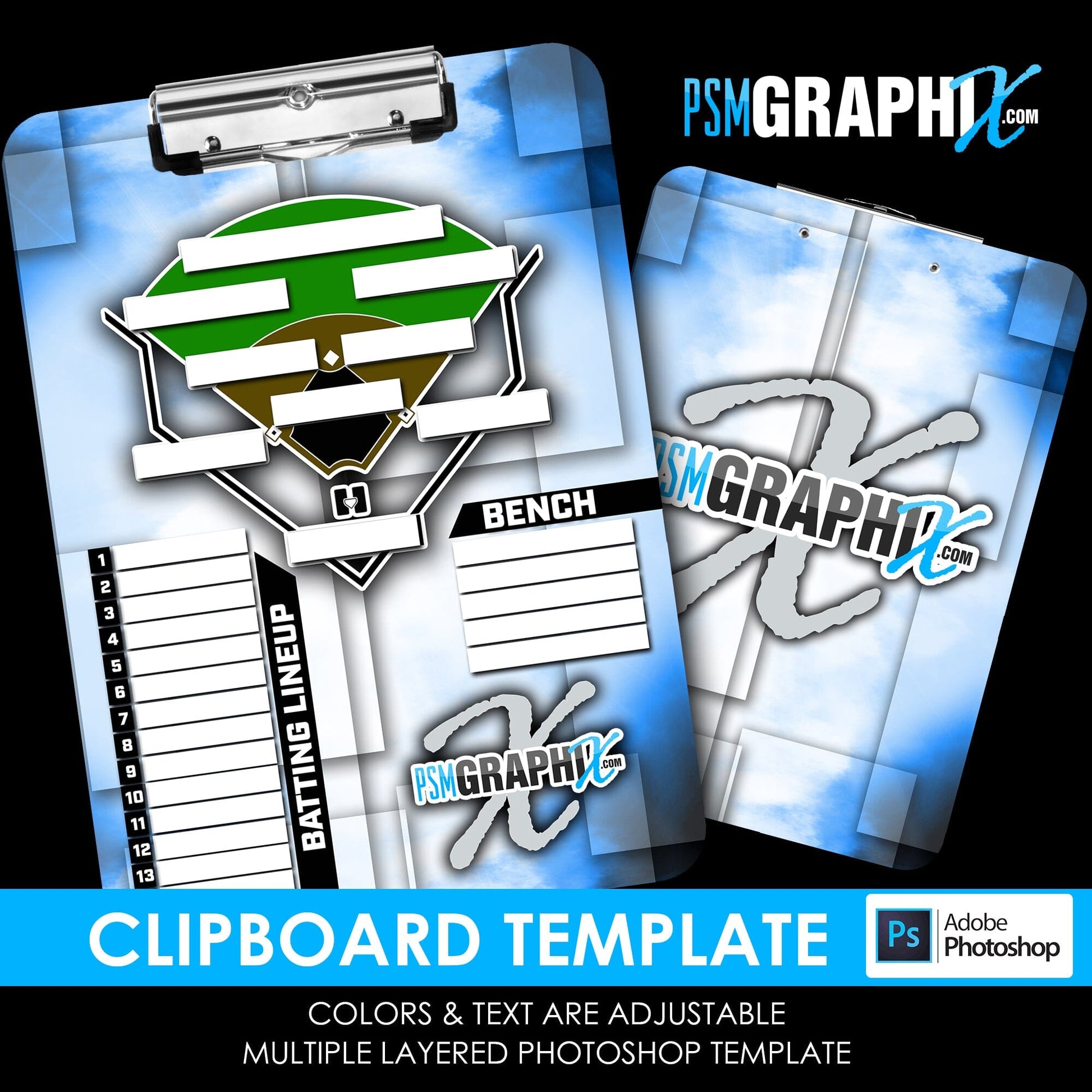 Cinema Series - Glass House Clipboard - Photoshop Template-Photoshop Template - PSMGraphix