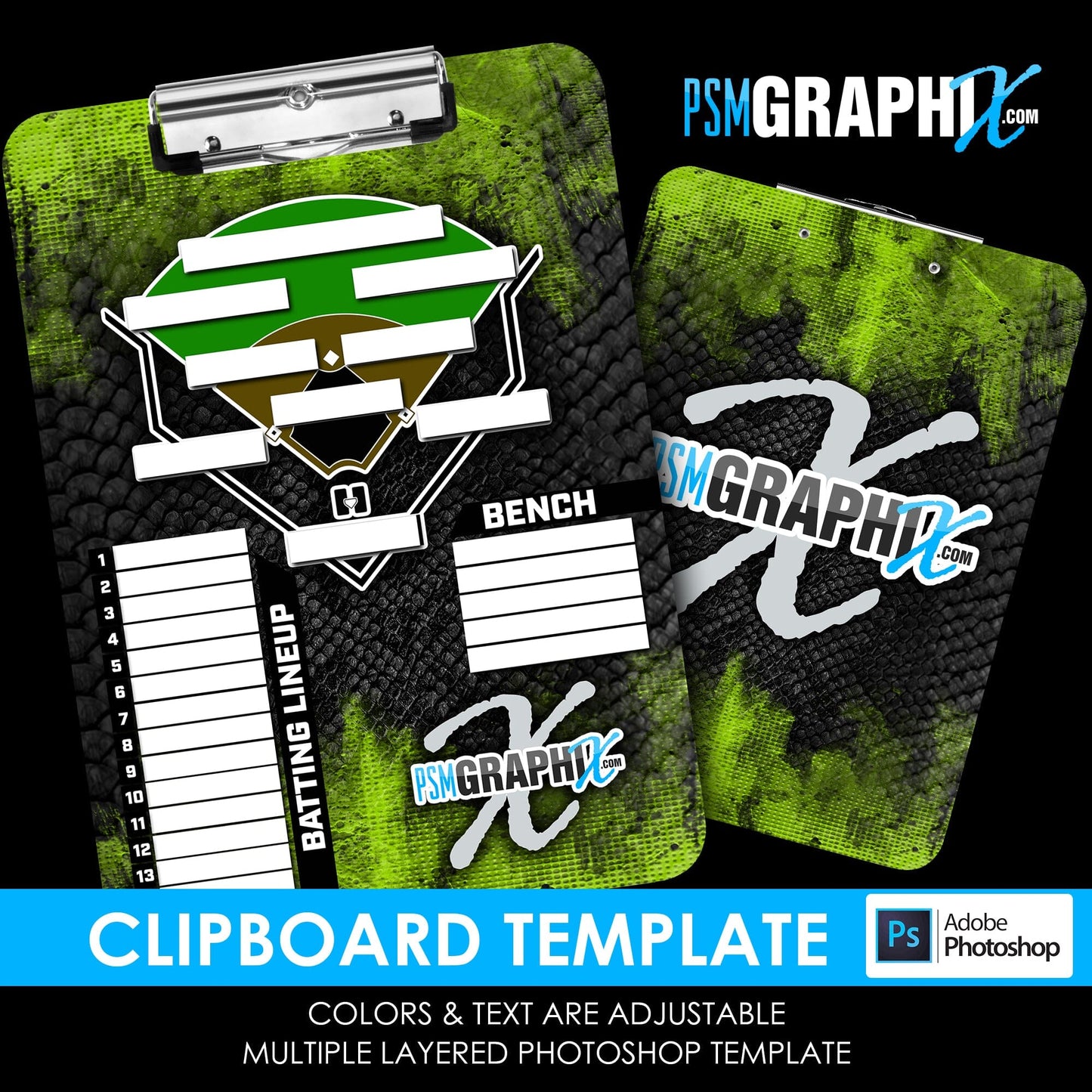 Cinema Series - Viper Clipboard - Photoshop Template-Photoshop Template - PSMGraphix