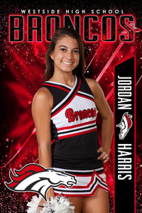 X Factor Cheerleading - Cinema Series - Poster/Banner Template-Photoshop Template - PSMGraphix