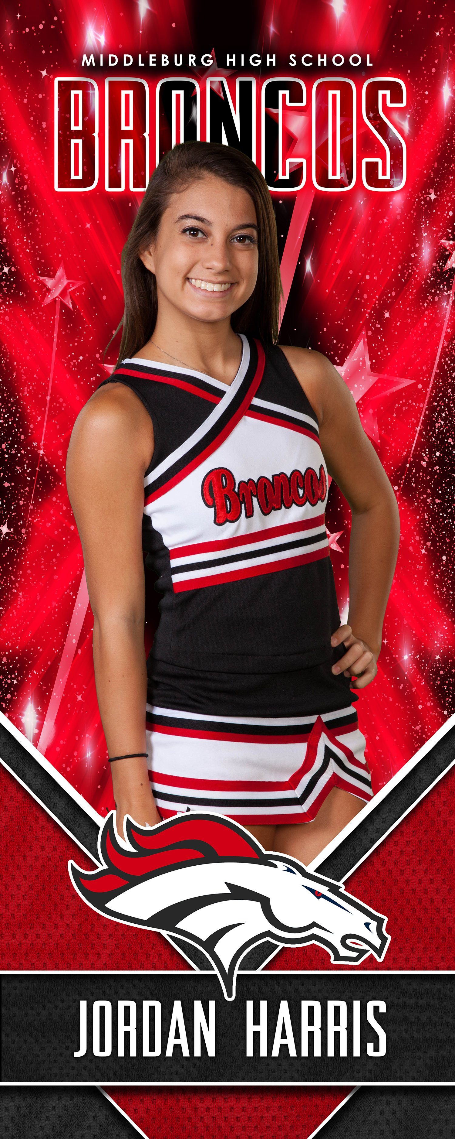 X Factor Cheerleading - Cinema Series - Player Wall/Locker Banner & Poster Template-Photoshop Template - PSMGraphix