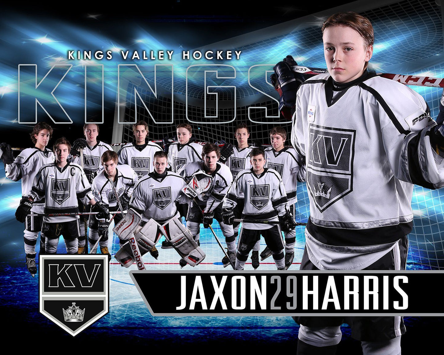 X Factor Ice Hockey - Cinema Series - T&I Poster/Banner H-Photoshop Template - PSMGraphix