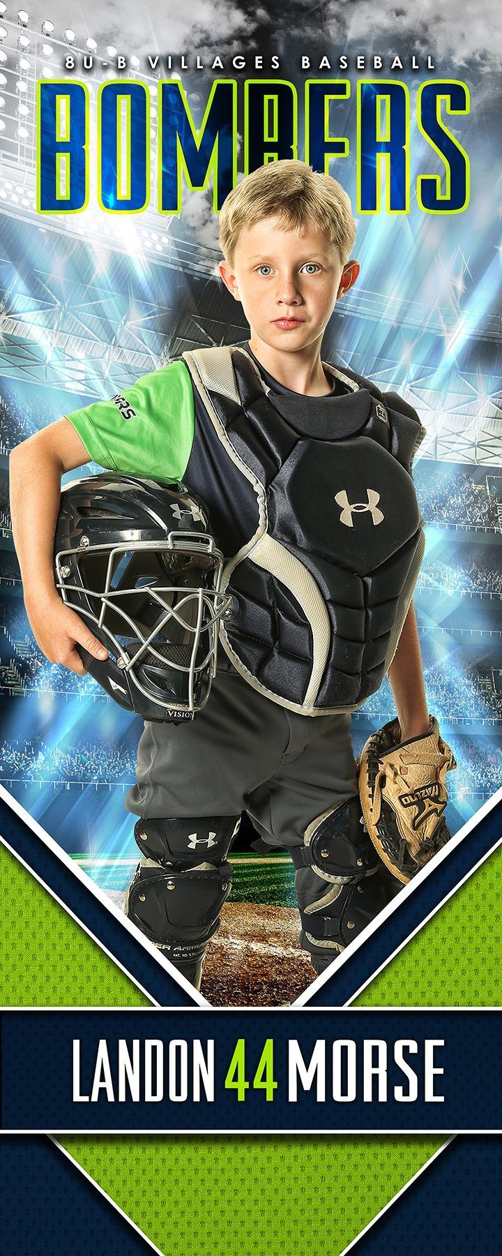 01 - Full Set - X-Factor - Baseball / Softball Collection-Photoshop Template - PSMGraphix