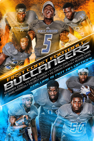 Fire & Ice - Cinema Series - Player Banner & Poster Template-Photoshop Template - Photo Solutions