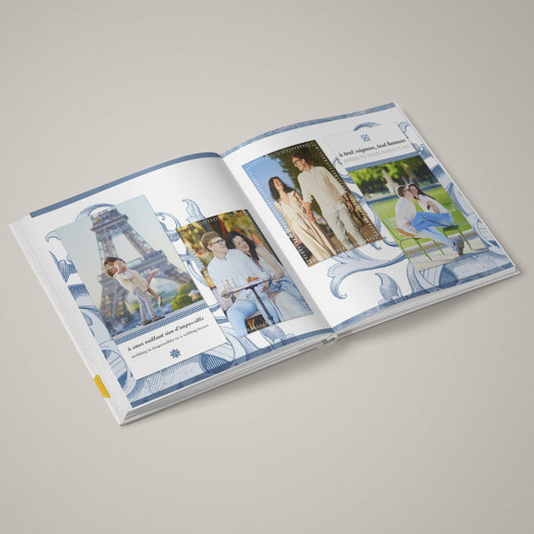 Culture Chic - French Boutique - 12x24 - Album Spreads-Photoshop Template - Graphic Authority