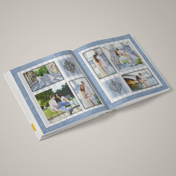 Culture Chic - French Boutique - 12x24 - Album Spreads-Photoshop Template - Graphic Authority