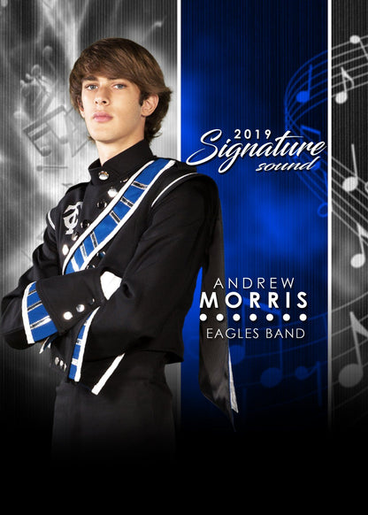 Signature Player - Band - V1 - T&I Extraction Collection-Photoshop Template - Photo Solutions