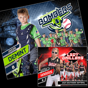 Bomber - Cinema Series - T&I Poster/Banner Horizontal-Photoshop Template - PSMGraphix