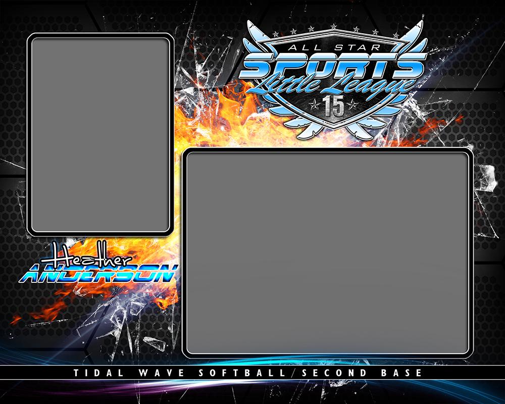 Grid Fire v.3 - Memory Mate - H-Photoshop Template - Photo Solutions