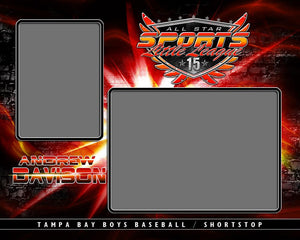 Light Rays v.3 - Memory Mate - H-Photoshop Template - Photo Solutions