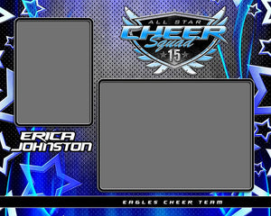 Metal Stars v.4 - Memory Mate - H-Photoshop Template - Photo Solutions