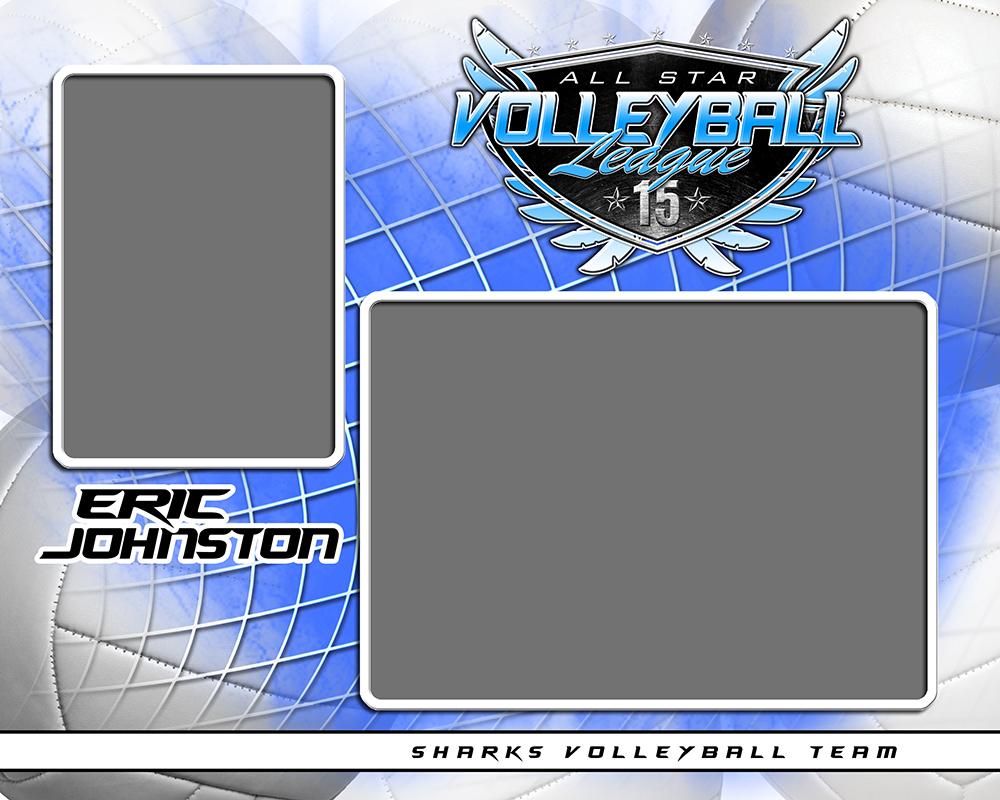 Volleyball - v.SS - Memory Mate - H-Photoshop Template - Photo Solutions