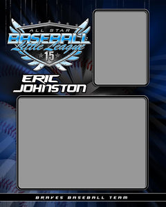 Baseball v.SS - Memory Mate - V-Photoshop Template - Photo Solutions