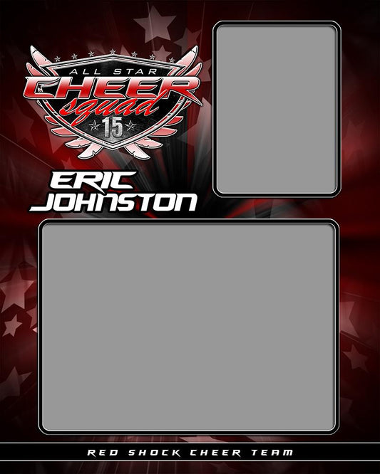 Cheerleading v.SS - Memory Mate - V-Photoshop Template - Photo Solutions