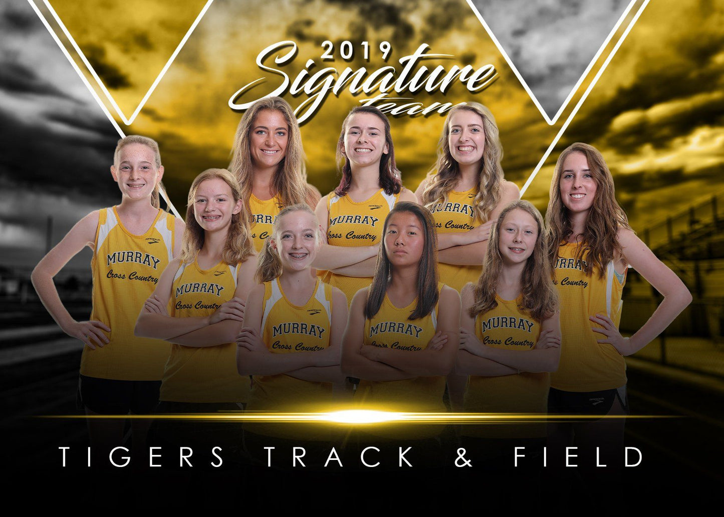 Signature Player - Track & Field - V2 - T&I Extraction Collection-Photoshop Template - Photo Solutions