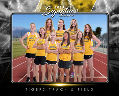Signature Player - Track & Field - V3 - T&I Drop-In Collection-Photoshop Template - Photo Solutions