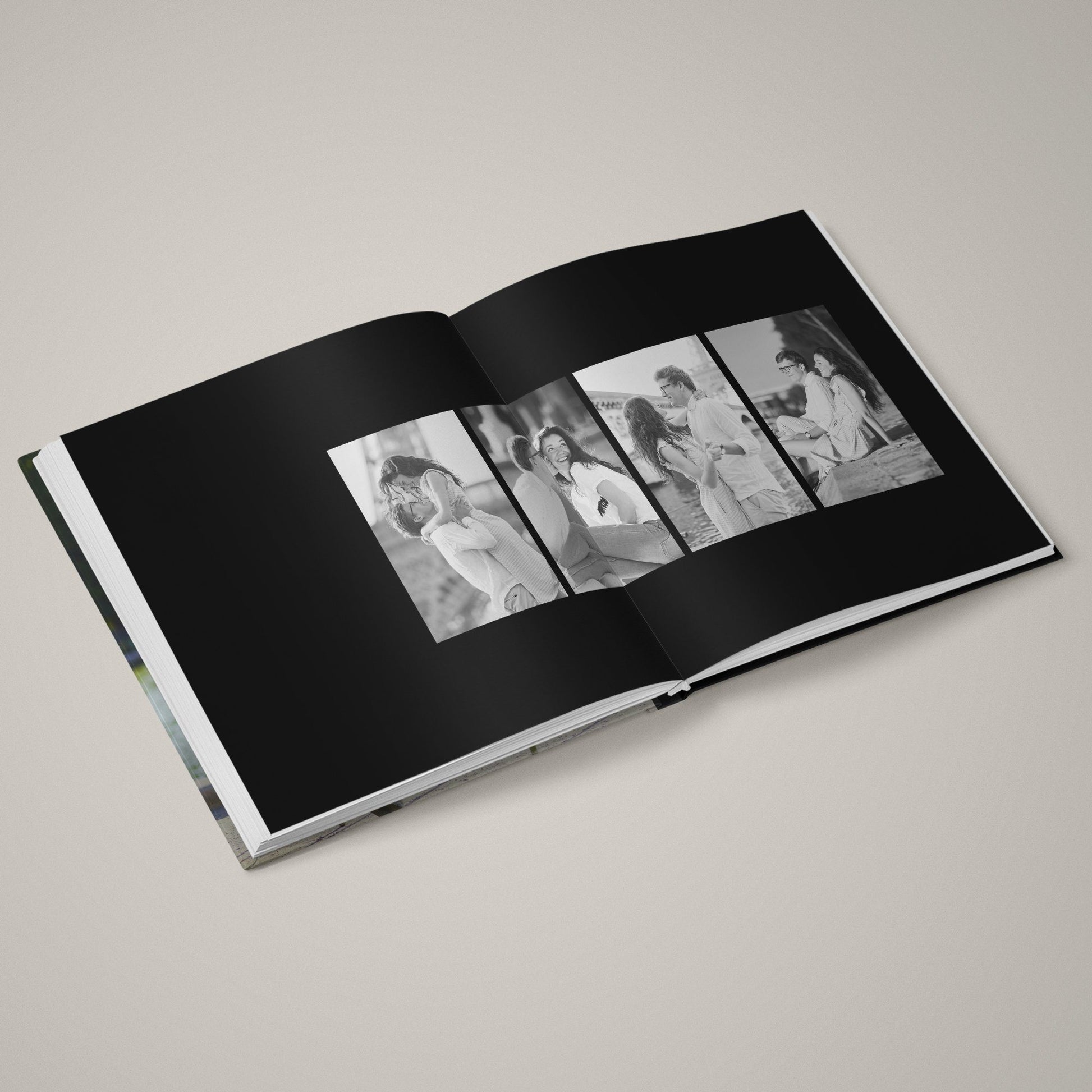 Enchanted - Black Tie - 12x24 - Album Spreads-Photoshop Template - Graphic Authority