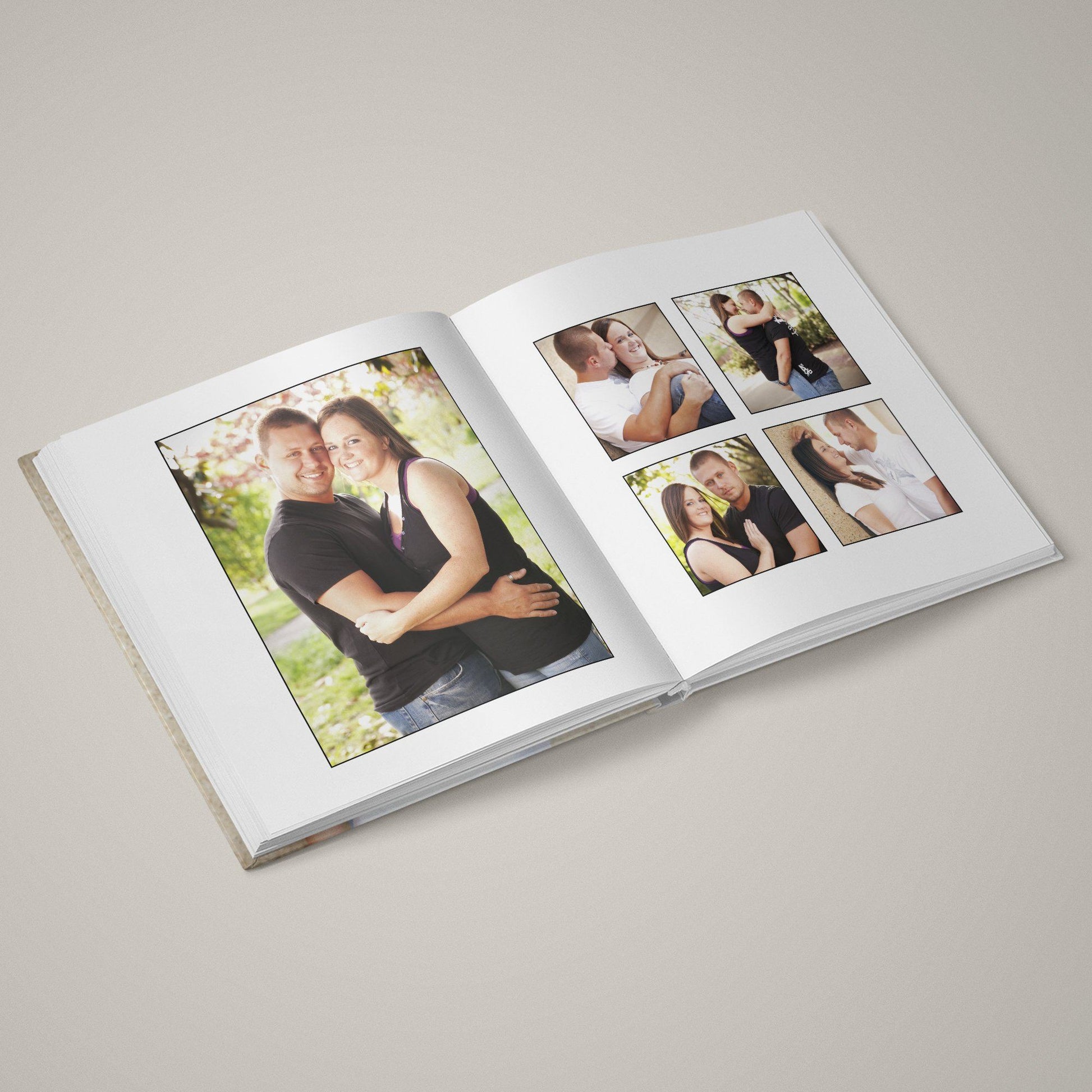 Enchanted - Clean White - 12x24 - Album Spreads-Photoshop Template - Graphic Authority