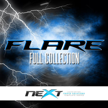 01 Full Set - FLARE Collection-Photoshop Template - Photo Solutions