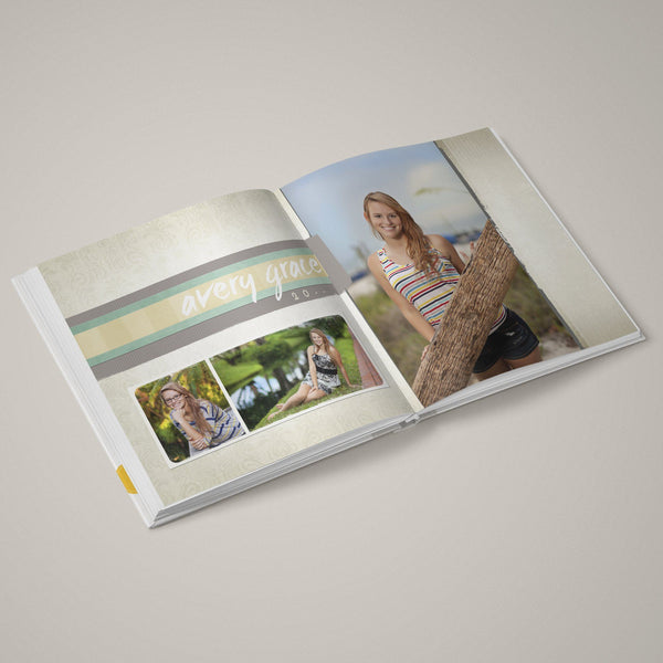 Rockstar - Faded Print - 12x24 - Album Spreads-Photoshop Template - Graphic Authority