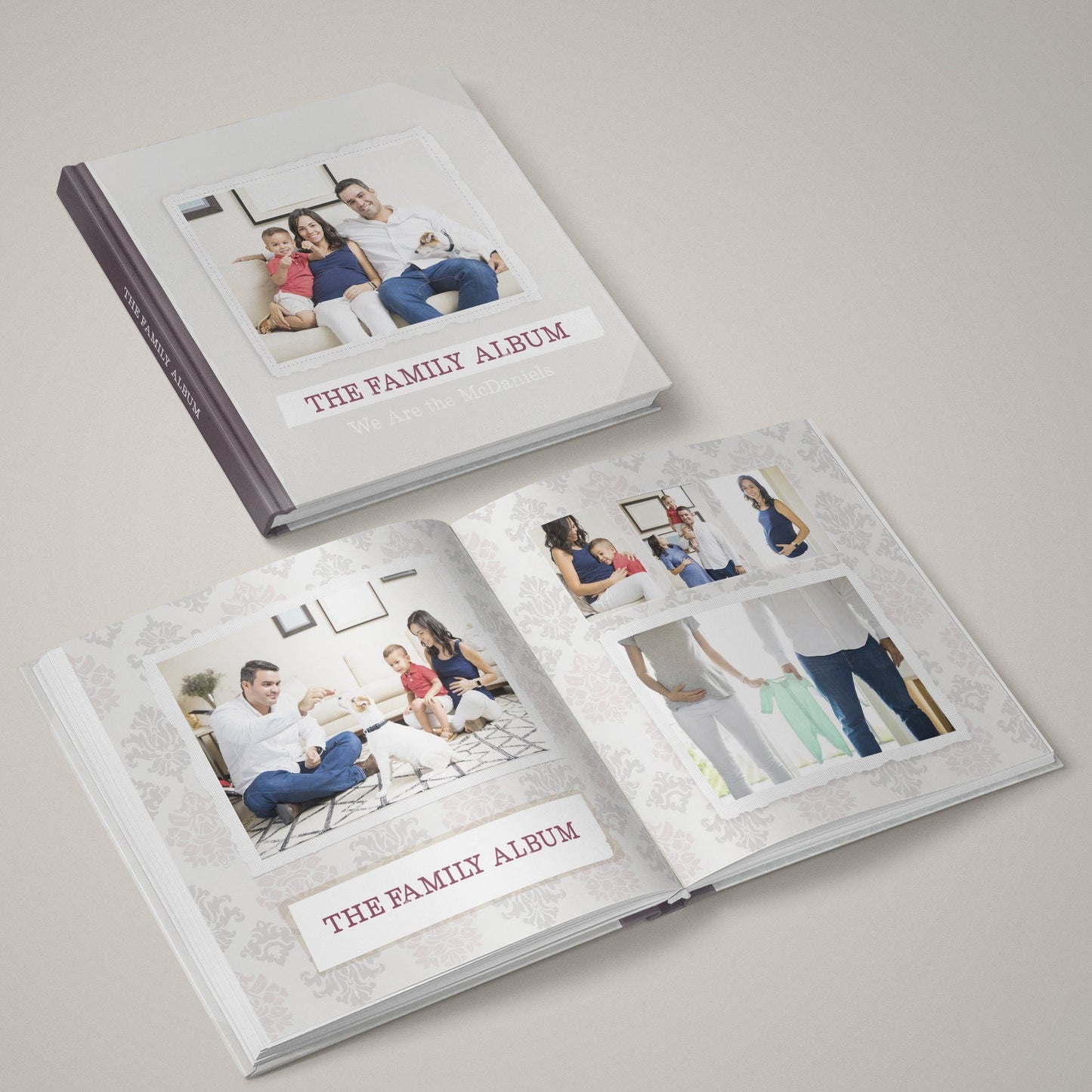 Family Life - Family - 12x24 - Album Spreads-Photoshop Template - Graphic Authority