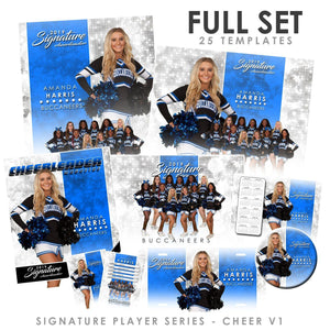 Signature Player - Cheer - V1 - T&I Extraction Collection-Photoshop Template - Photo Solutions