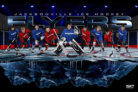 Cracked Ice - GroundBreaker - Team Poster/Banner-Photoshop Template - Photo Solutions