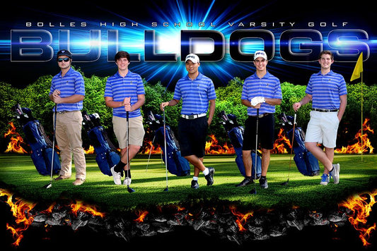 Tee Off - GroundBreaker - Team Poster/Banner-Photoshop Template - Photo Solutions