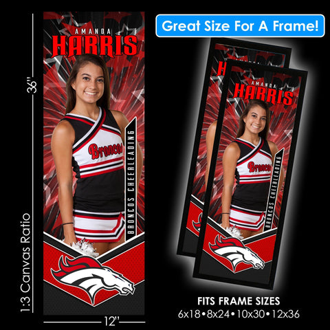 V1 - Spirit - 1:3 Ratio Single Player Poster Template-Photoshop Template - PSMGraphix