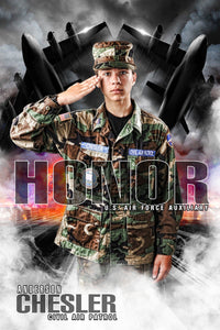 Air Force - V.1 - Heroes Series - Poster/Banner-Photoshop Template - Photo Solutions