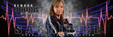 EMT Flight Nurse- V.3 - Poster/Banner Panoramic-Photoshop Template - Photo Solutions