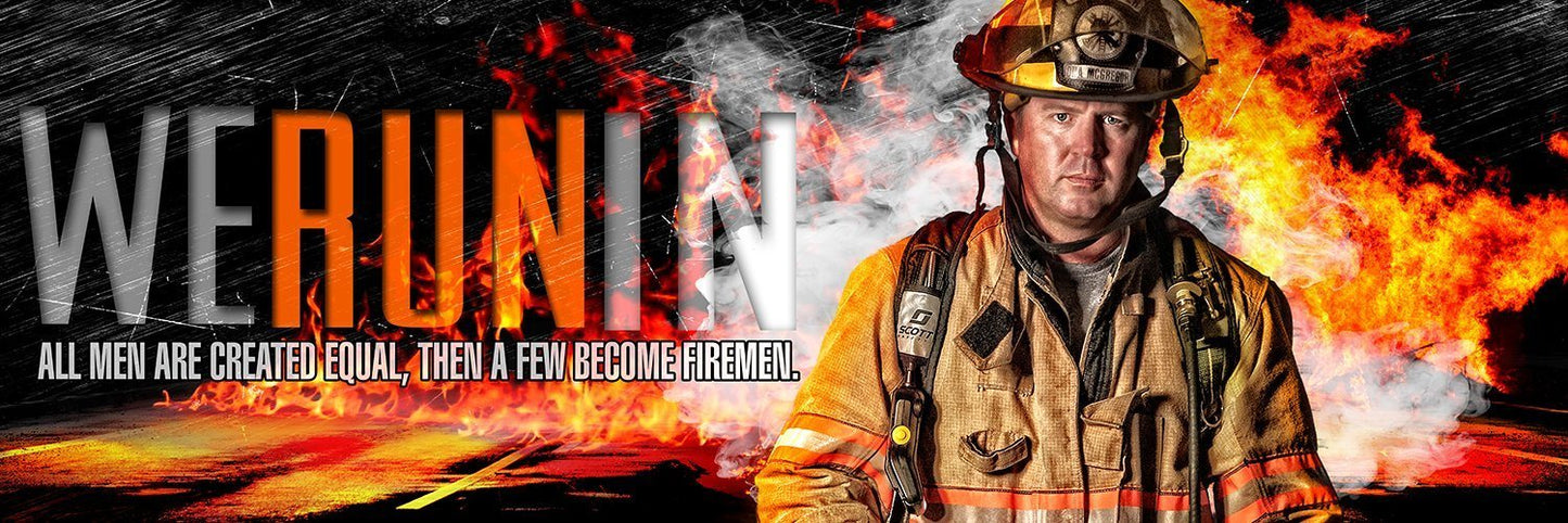 Fireman- V.3 - Poster/Banner Panoramic-Photoshop Template - Photo Solutions