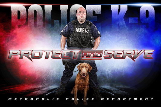 Police - V.3 - Heroes Series - Poster/Banner H-Photoshop Template - Photo Solutions