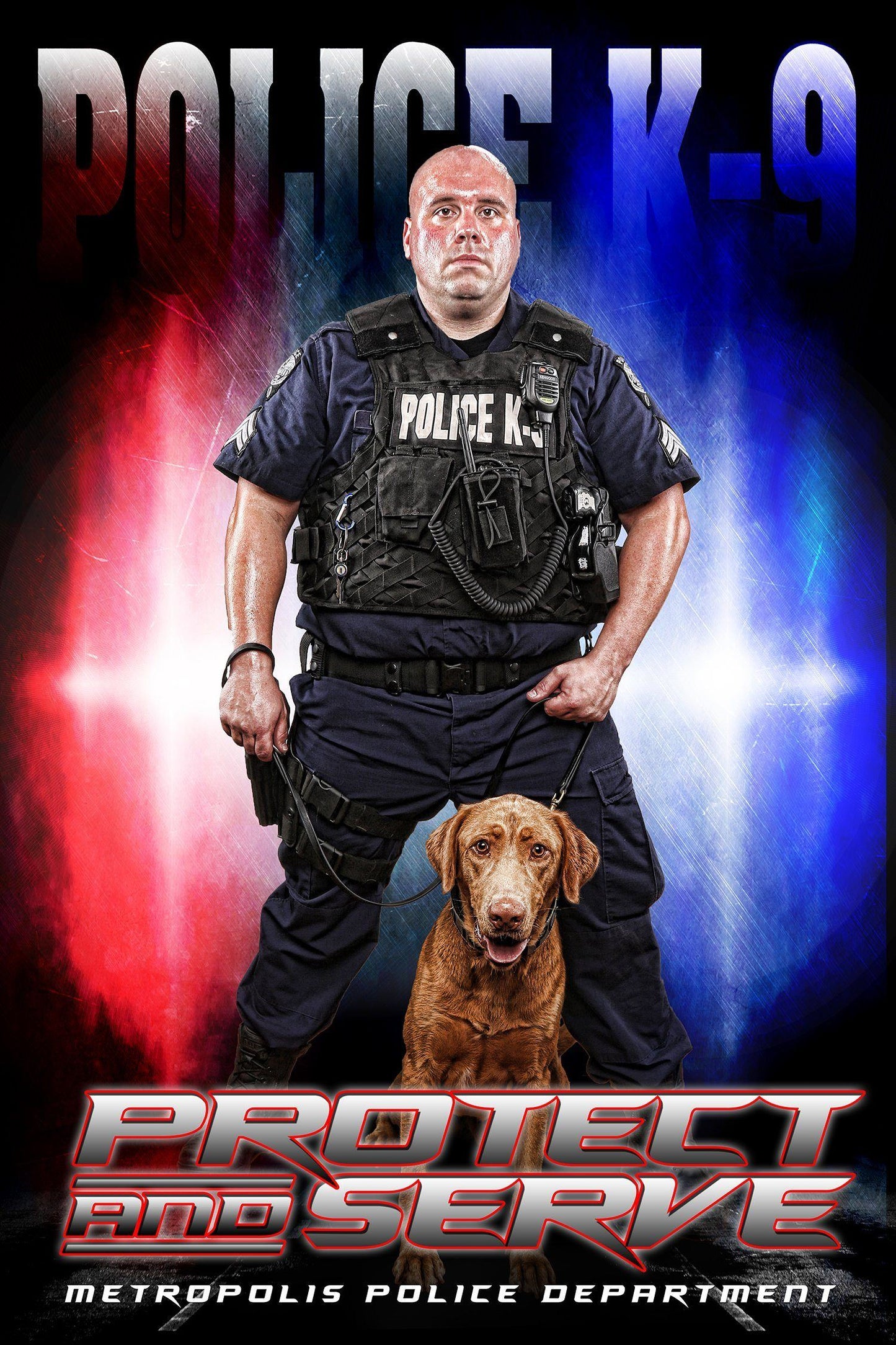 Police - V.3 - Heroes Series - Poster/Banner-Photoshop Template - Photo Solutions