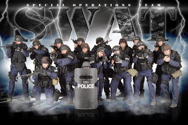 SWAT - V.3 - Heroes Series - Poster/Banner H-Photoshop Template - Photo Solutions