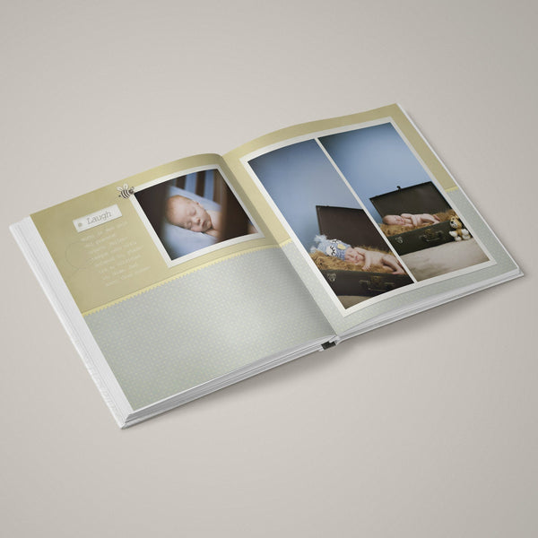 Honey Bee - 12x24 - Album Spreads-Photoshop Template - Graphic Authority