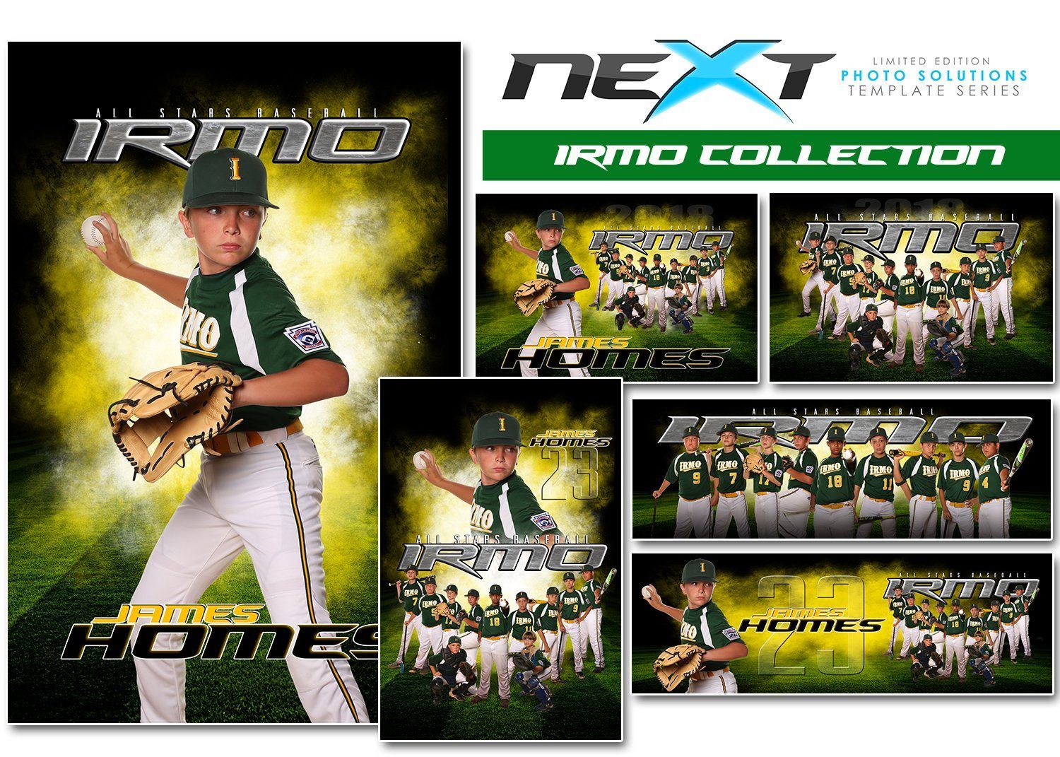 01 Full Set - IRMO Collection-Photoshop Template - Photo Solutions