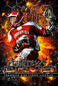 Inferno v.3 - Player Banner & Poster Template-Photoshop Template - Photo Solutions