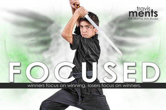Focused - Inspire Series - Poster/Banner H-Photoshop Template - Photo Solutions