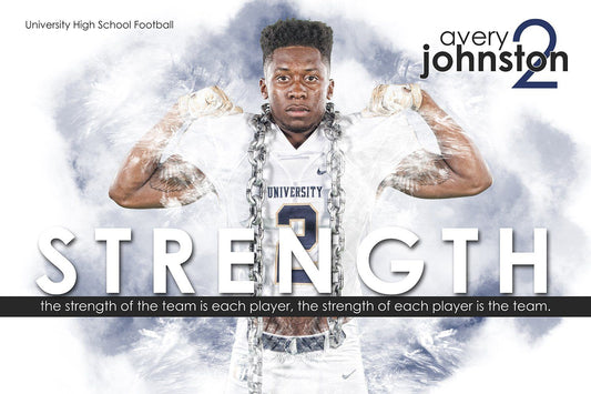 Strength - Inspire Series - Poster/Banner H-Photoshop Template - Photo Solutions