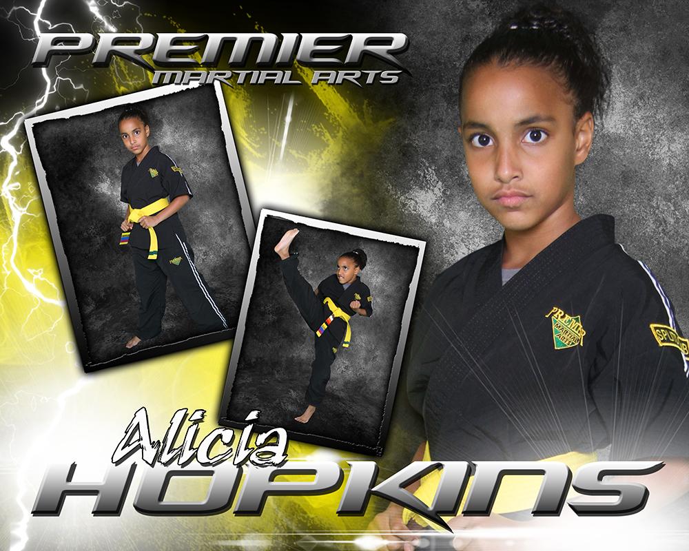 Lightning - Martial Arts Series -  Drop In Poster/Banner-Photoshop Template - Photo Solutions