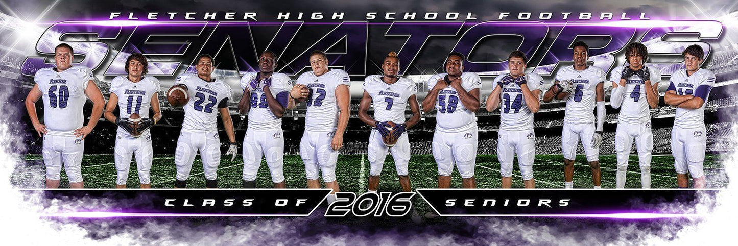 Friday Night Lights - MVP Series - Panoramic-Photoshop Template - Photo Solutions