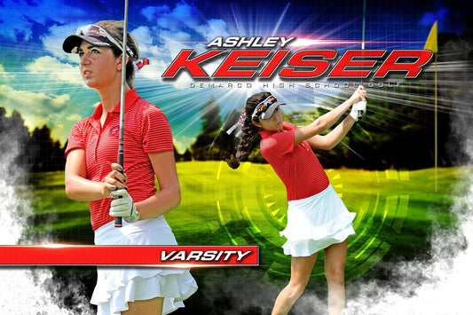 Golf - MVP Series - Player Banner & Poster Template H-Photoshop Template - Photo Solutions