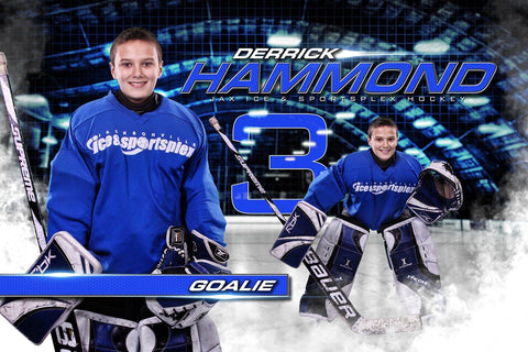 Ice - MVP Series - Player Banner & Poster Template H-Photoshop Template - Photo Solutions