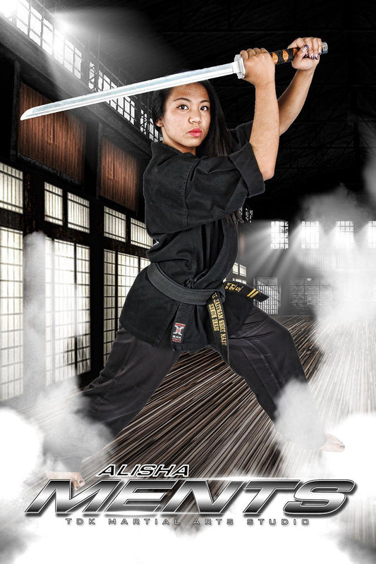 Martial Arts Dojo - MVP Series - Player Banner & Poster Template V-Photoshop Template - Photo Solutions