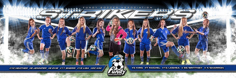 Soccer - MVP Series - Panoramic-Photoshop Template - Photo Solutions