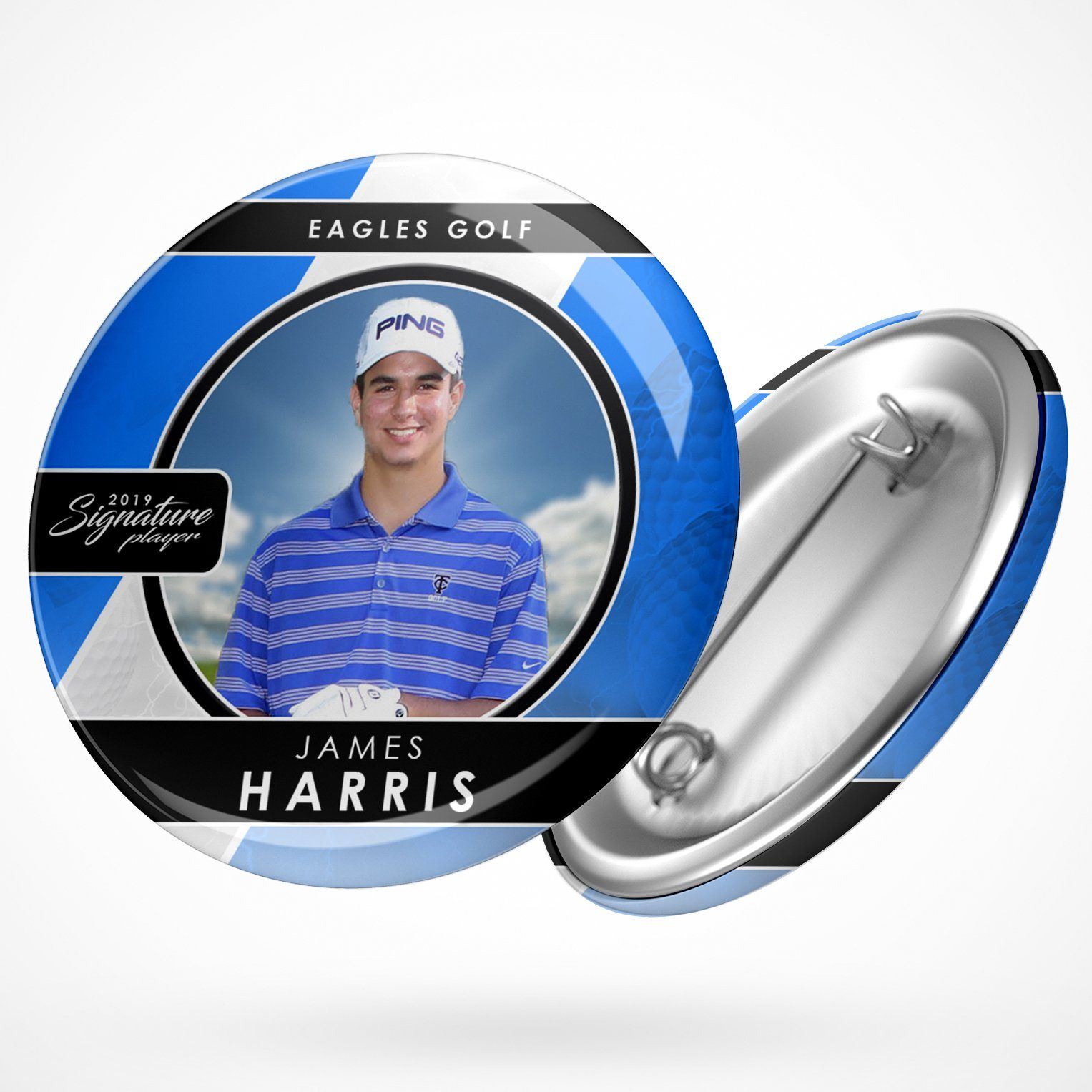 Signature Player - Golf - V3 - T&I Drop-In Collection-Photoshop Template - Photo Solutions