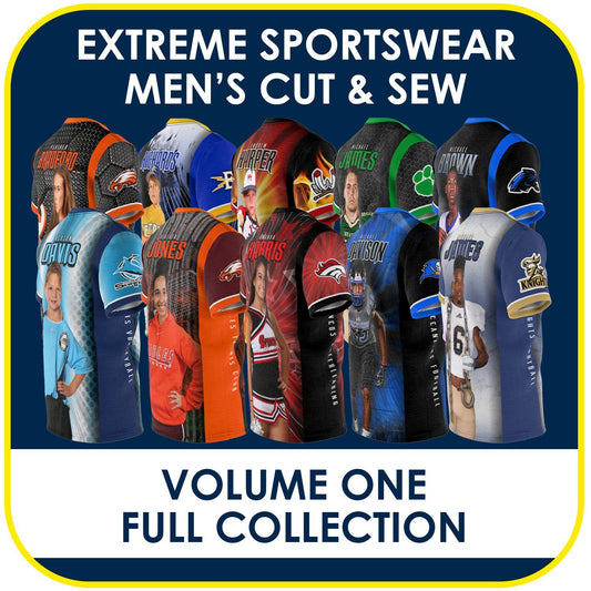 01 - Volume 1 - Men's Cut & Sew Extreme Sportswear Collection-Photoshop Template - PSMGraphix